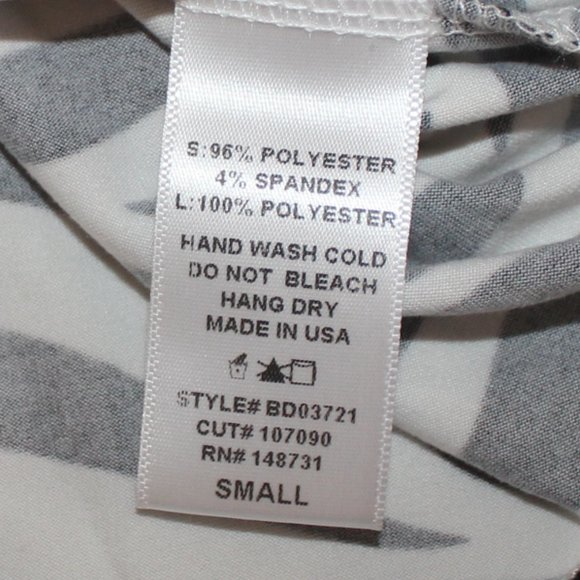 Blue Blush Zebra Print Mini Dress size S Small - Picture 6 of 6